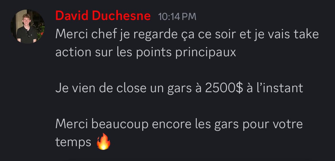 Témoignage client 19